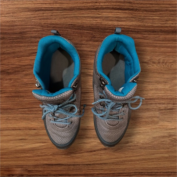 Vionic Cypress Hiking Boots Womens Size 8.5 Trail Outdoors Grey Blue - Picture 7 of 8